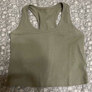 Light green top